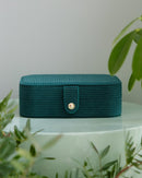 Boîte À Bijoux De Voyage Brigitte En Velours Côtelé