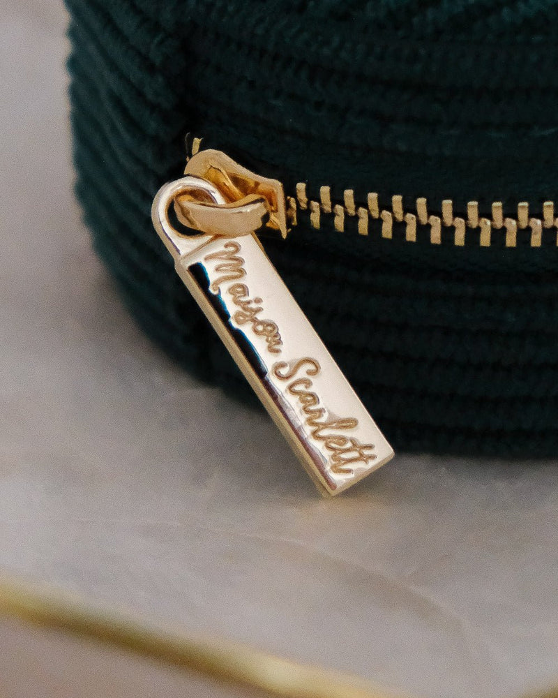 Boîte À Bijoux De Voyage Yvonne En Velours Côtelé