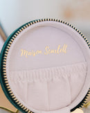 Boîte À Bijoux De Voyage Yvonne En Velours Côtelé