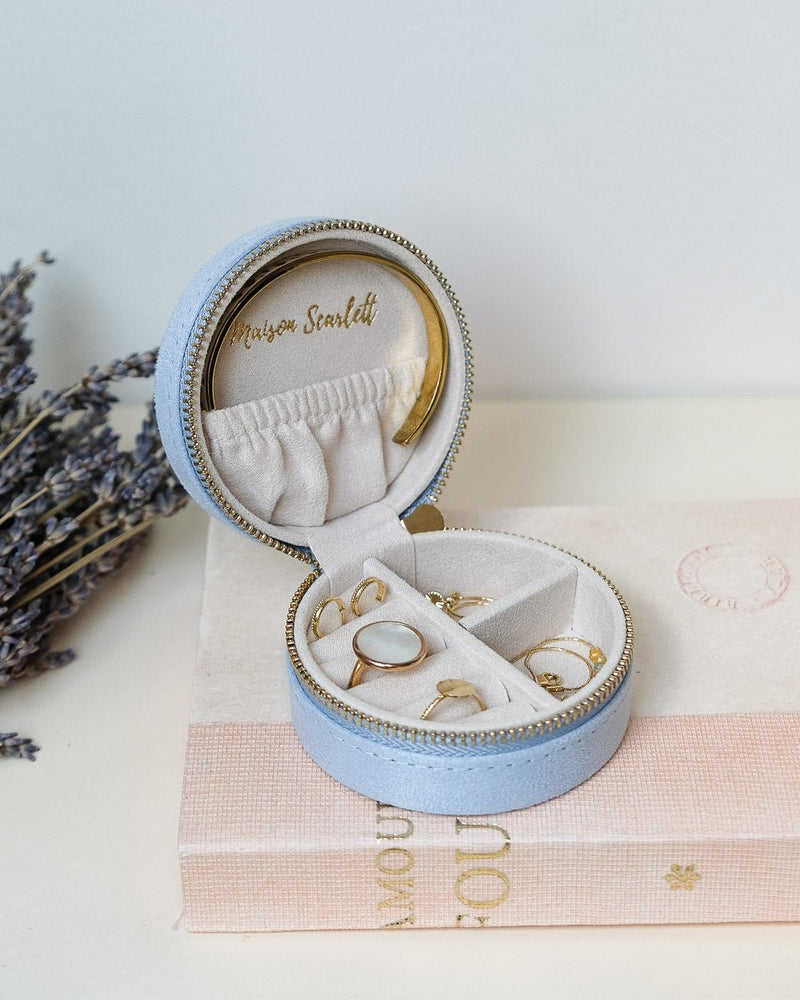 Boîte À Bijoux De Voyage Yvonne En Velours