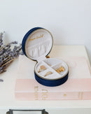 Boîte À Bijoux De Voyage Yvonne En Velours