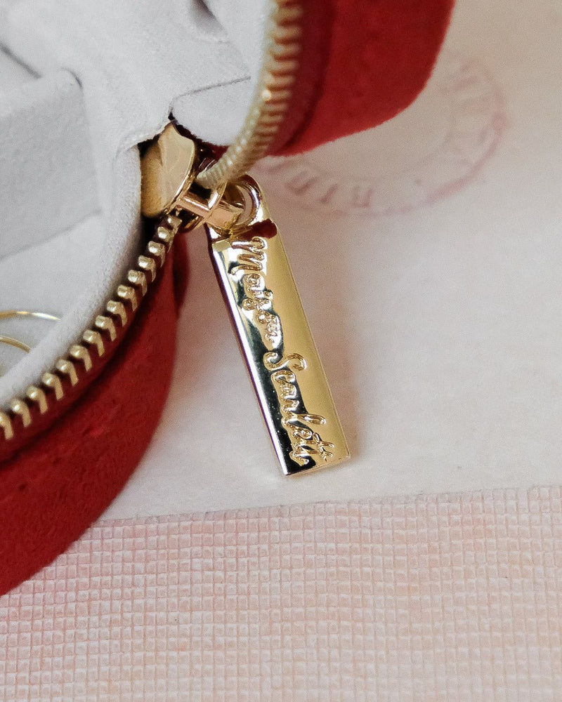 Boîte À Bijoux De Voyage Yvonne En Velours