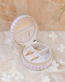 Boîte À Bijoux De Voyage Yvonne En Pied-De-Poule