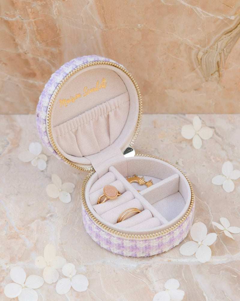 Boîte À Bijoux De Voyage Yvonne En Pied-De-Poule