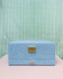 Denise Linen Effect Jewelry Box