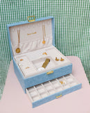 Denise Linen Effect Jewelry Box