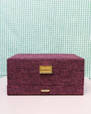 Boîte À Bijoux Denise Effet Lin