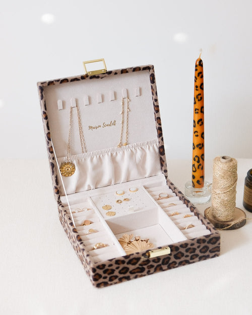 Boîte À Bijoux Anne En Léopard