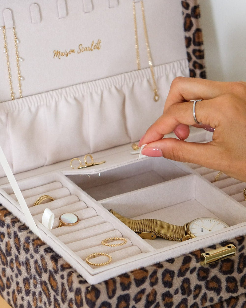 Boîte À Bijoux Denise En Léopard