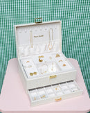 Denise Linen Effect Jewelry Box