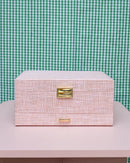 Denise Linen Effect Jewelry Box
