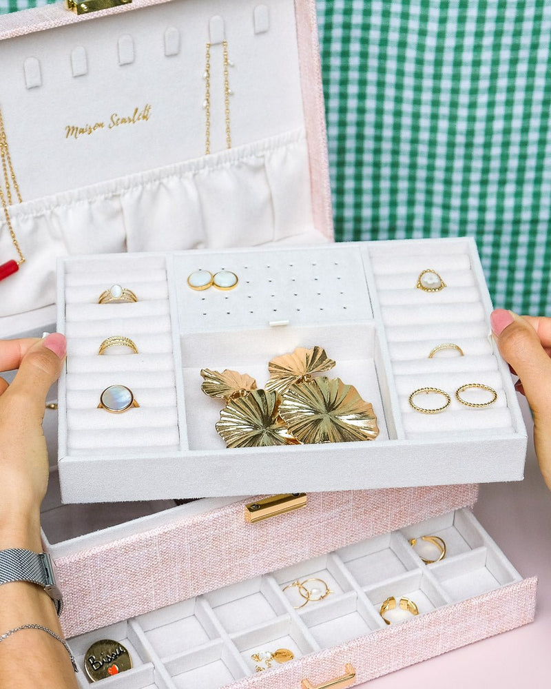 Boîte À Bijoux Denise Effet Lin