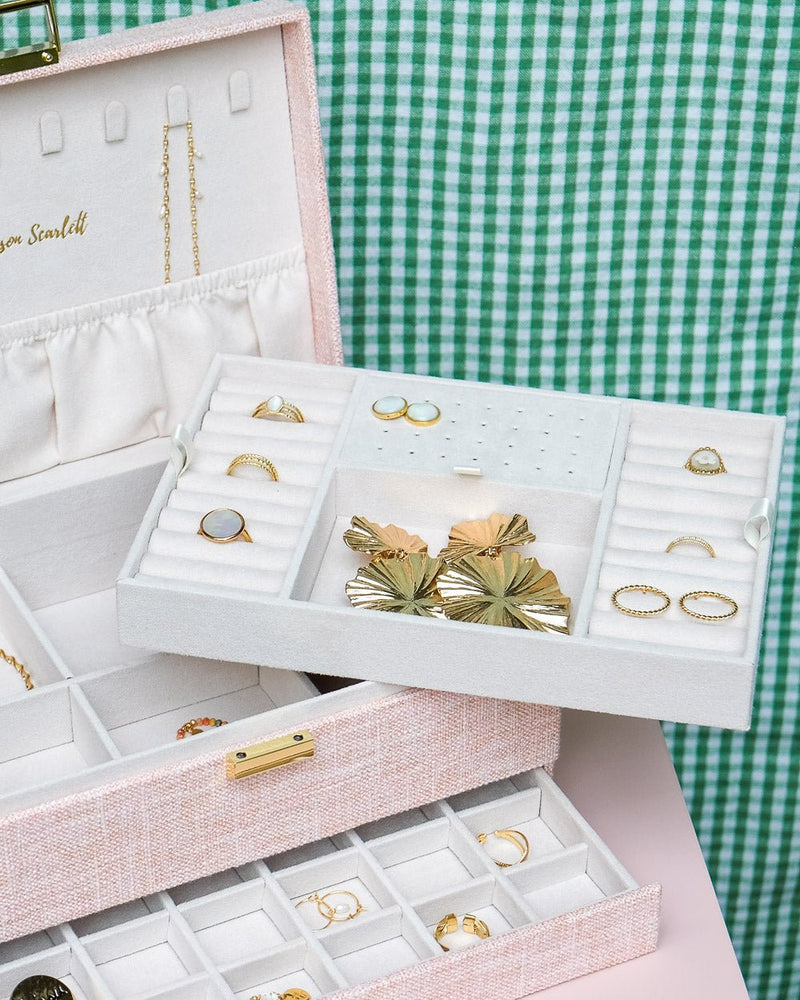 Boîte À Bijoux Denise Effet Lin