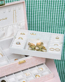 Denise Linen Effect Jewelry Box