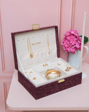 Boîte À Bijoux Louise Effet Lin