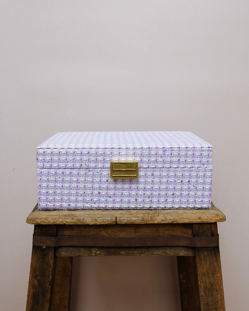 Boîte À Bijoux Louise Pied De Poule