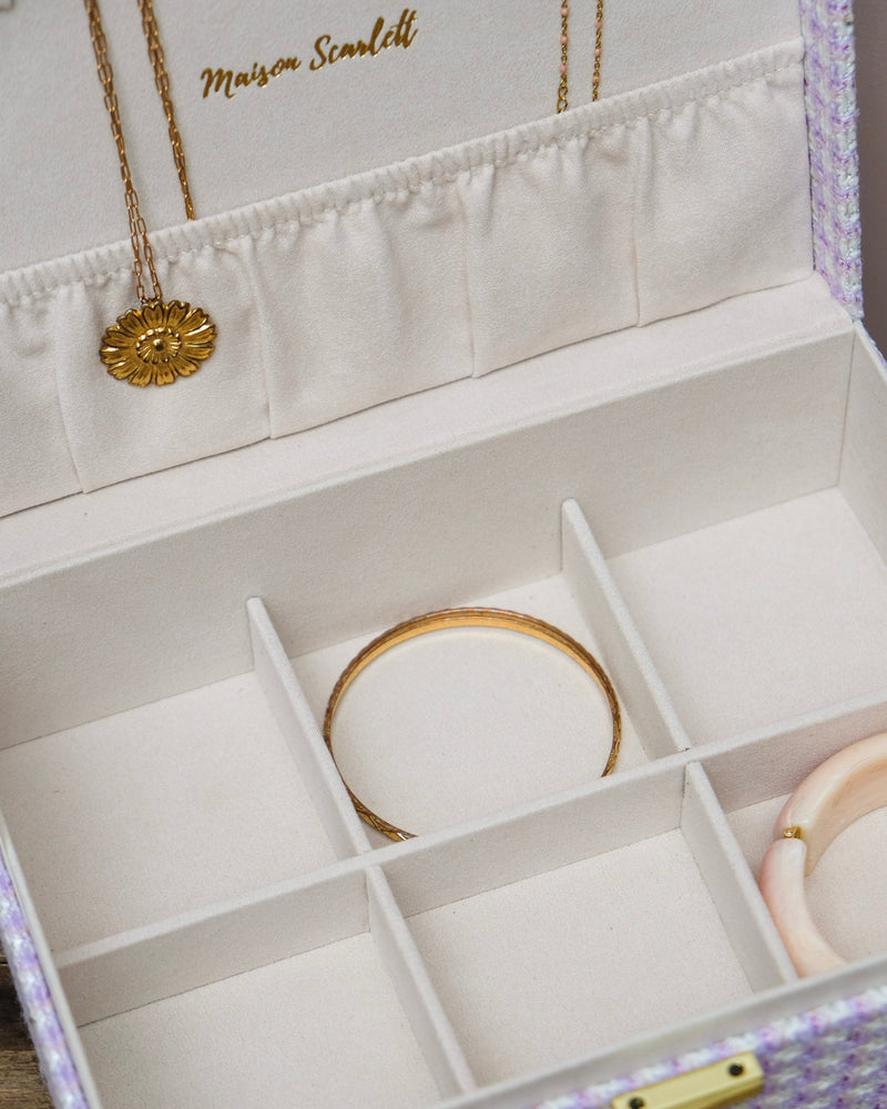 Boîte À Bijoux Louise Pied De Poule