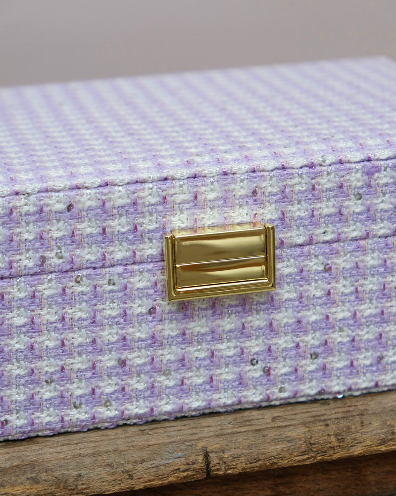 Boîte À Bijoux Louise Pied De Poule