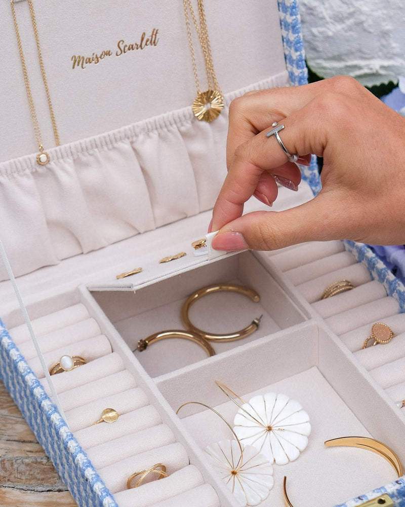 Boîte À Bijoux Anne En Pied-De-Poule