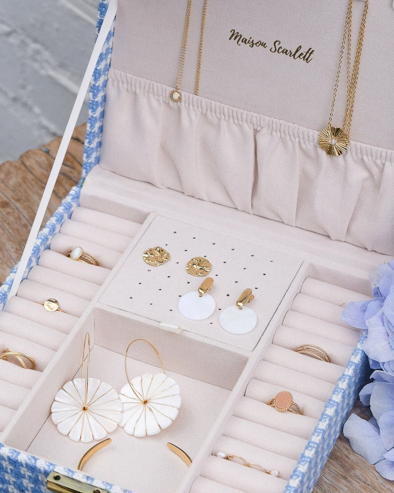 Boîte À Bijoux Anne En Pied-De-Poule