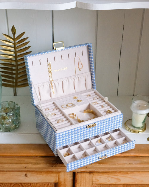 Boîte À Bijoux Denise En Pied-De-Poule