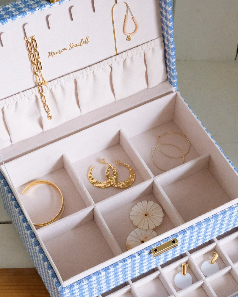 Boîte À Bijoux Denise En Pied-De-Poule