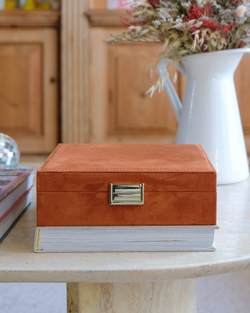 Boîte À Bijoux Anne En Velours