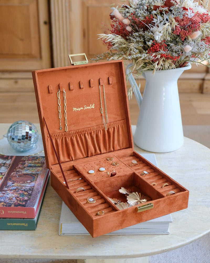 Boîte À Bijoux Anne En Velours