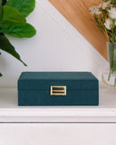 Boîte À Bijoux Anne En Velours Côtelé