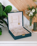 Boîte À Bijoux Anne En Velours Côtelé