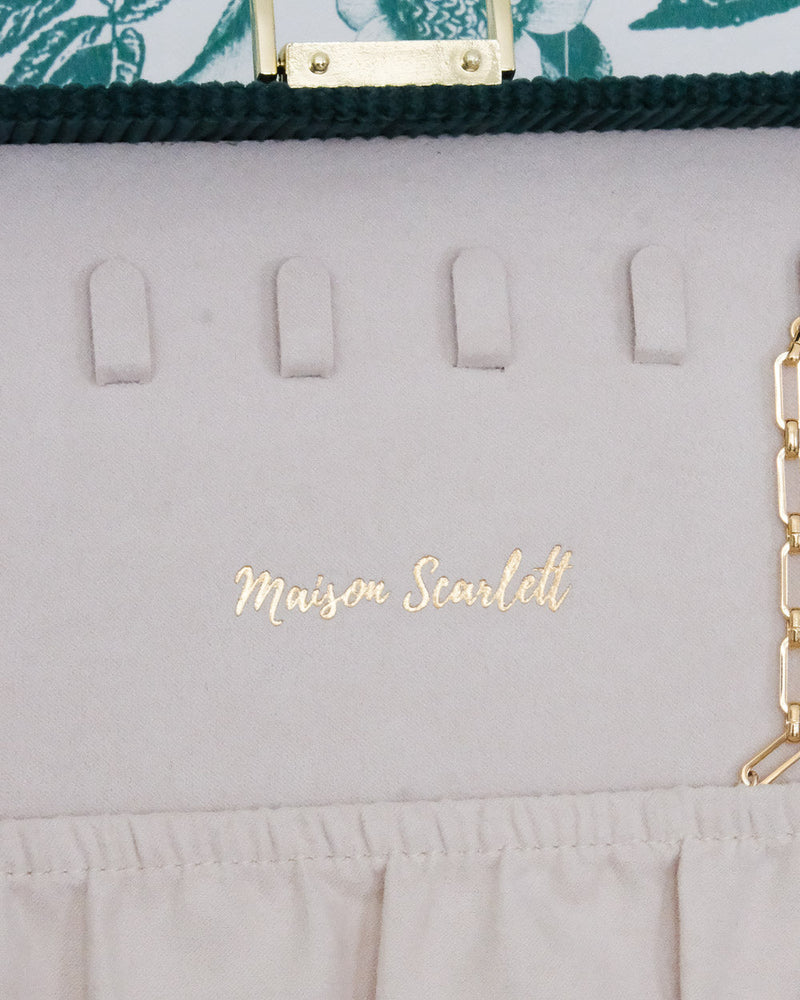 Boîte À Bijoux Denise En Velours Côtelé