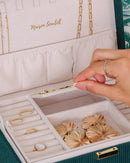 Boîte À Bijoux Denise En Velours Côtelé