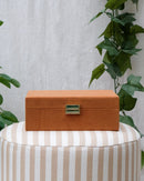 Boîte À Bijoux Louise Velours Côtelé