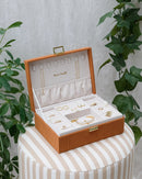 Boîte À Bijoux Louise Velours Côtelé