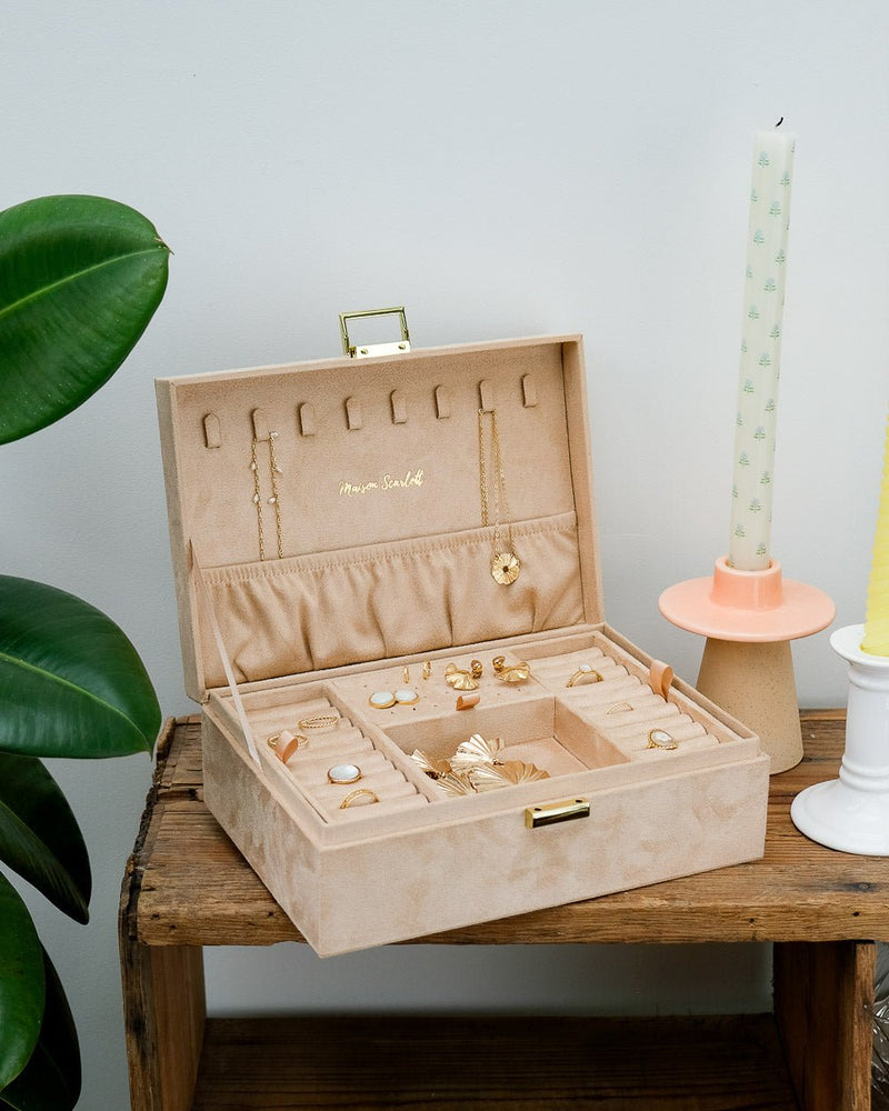 Boîte À Bijoux Louise Velours