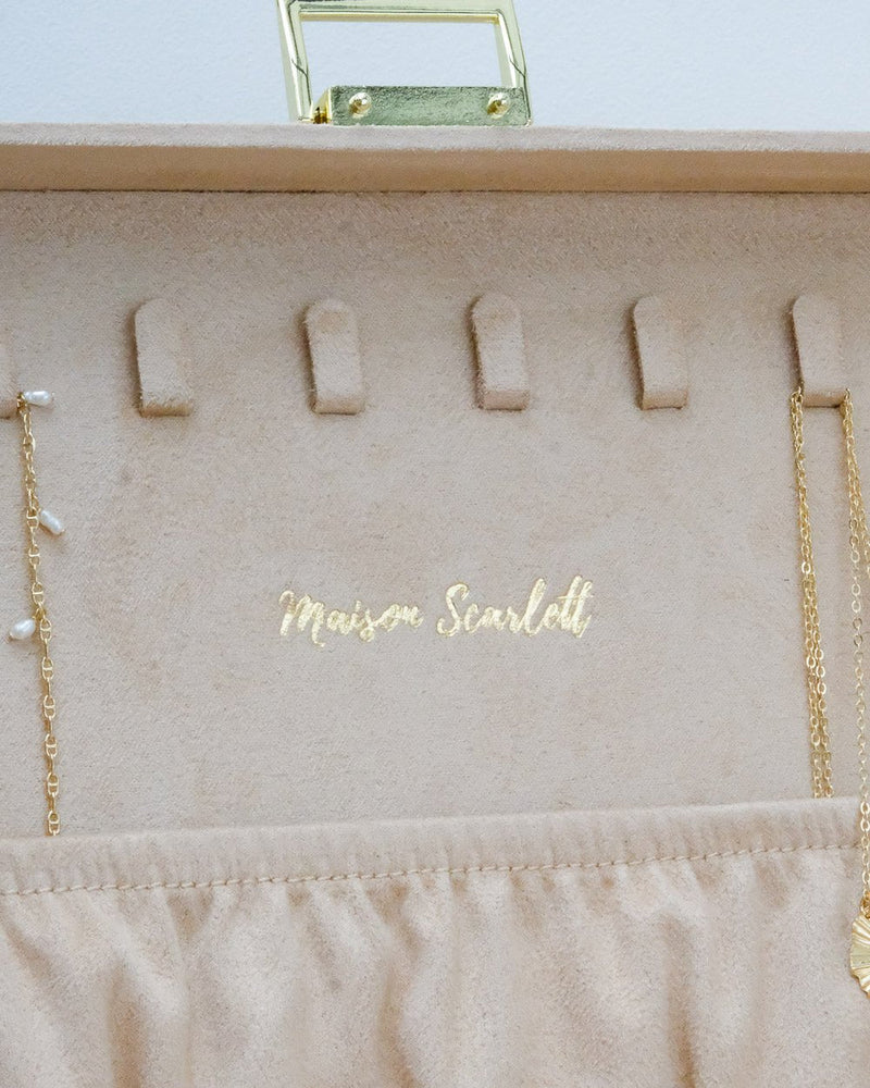 Boîte À Bijoux Louise Velours