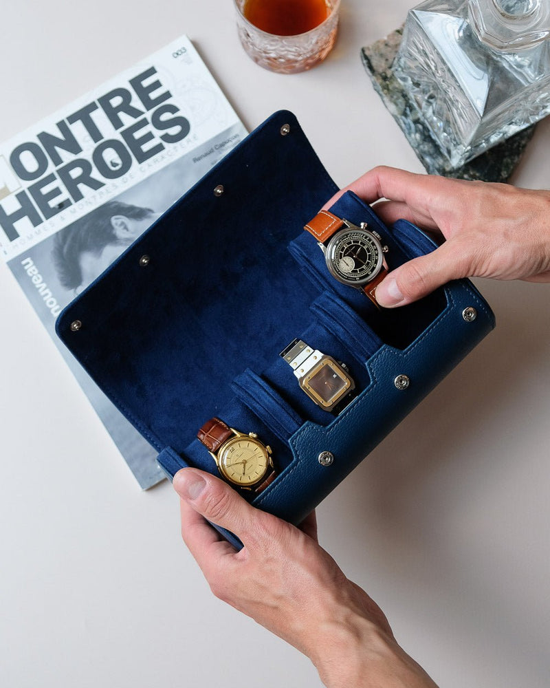 Boîte À Montres De Voyage James 3 Emplacements