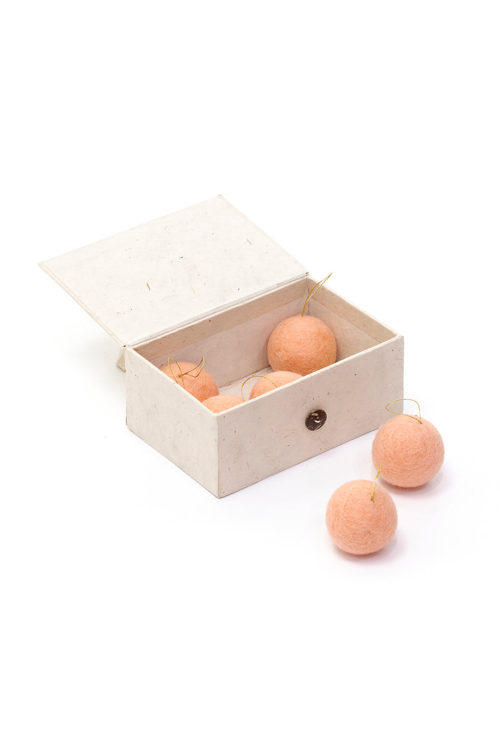 Set Van 6 Kerstballen - Blush