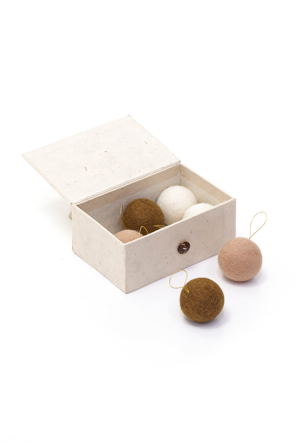 Caja De 6 Bolas De Navidad - Armonía Manglar