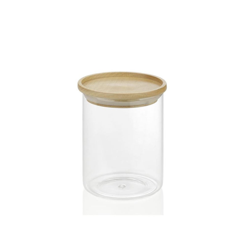 Andrea House - Glass And Wood Box - Transparent