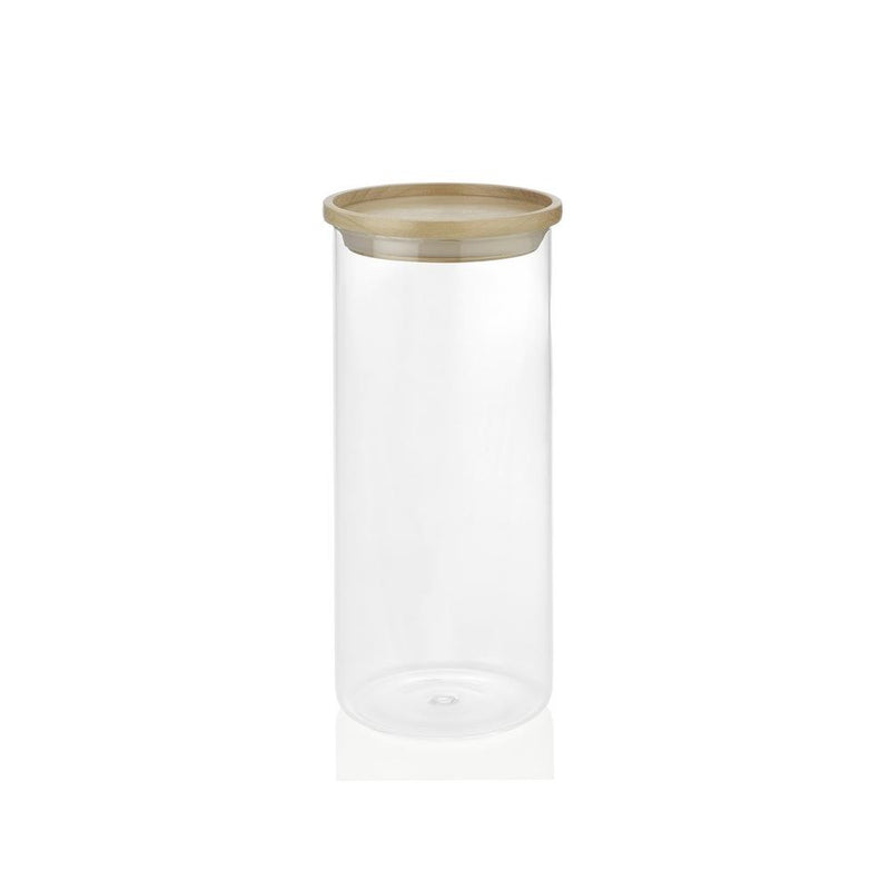 Andrea House - Glass And Wood Box - Transparent