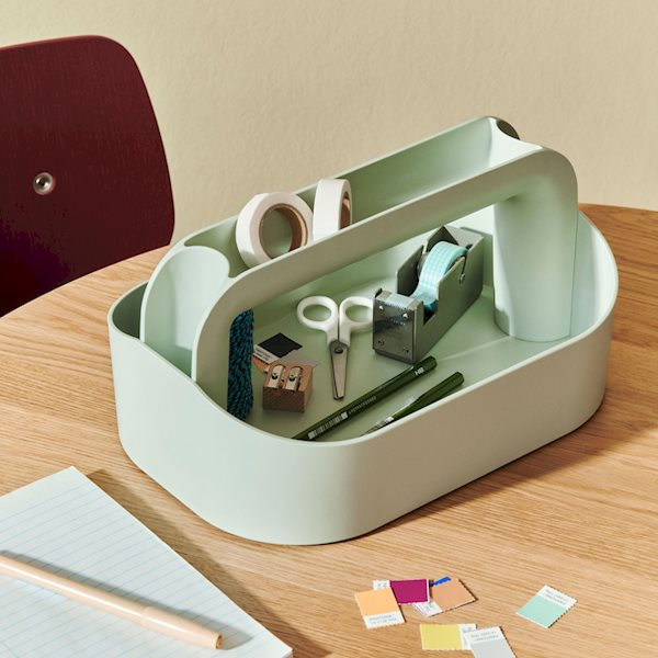Caja de herramientas reciclada, carbón