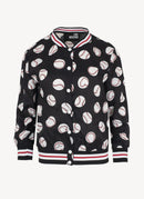 Moschino - Bomber Motifs Ball - Baseball Blackw - Femme