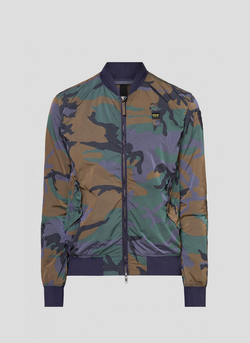 Blauer - Bombers Camouflage - Blu Zaffiro - Homme