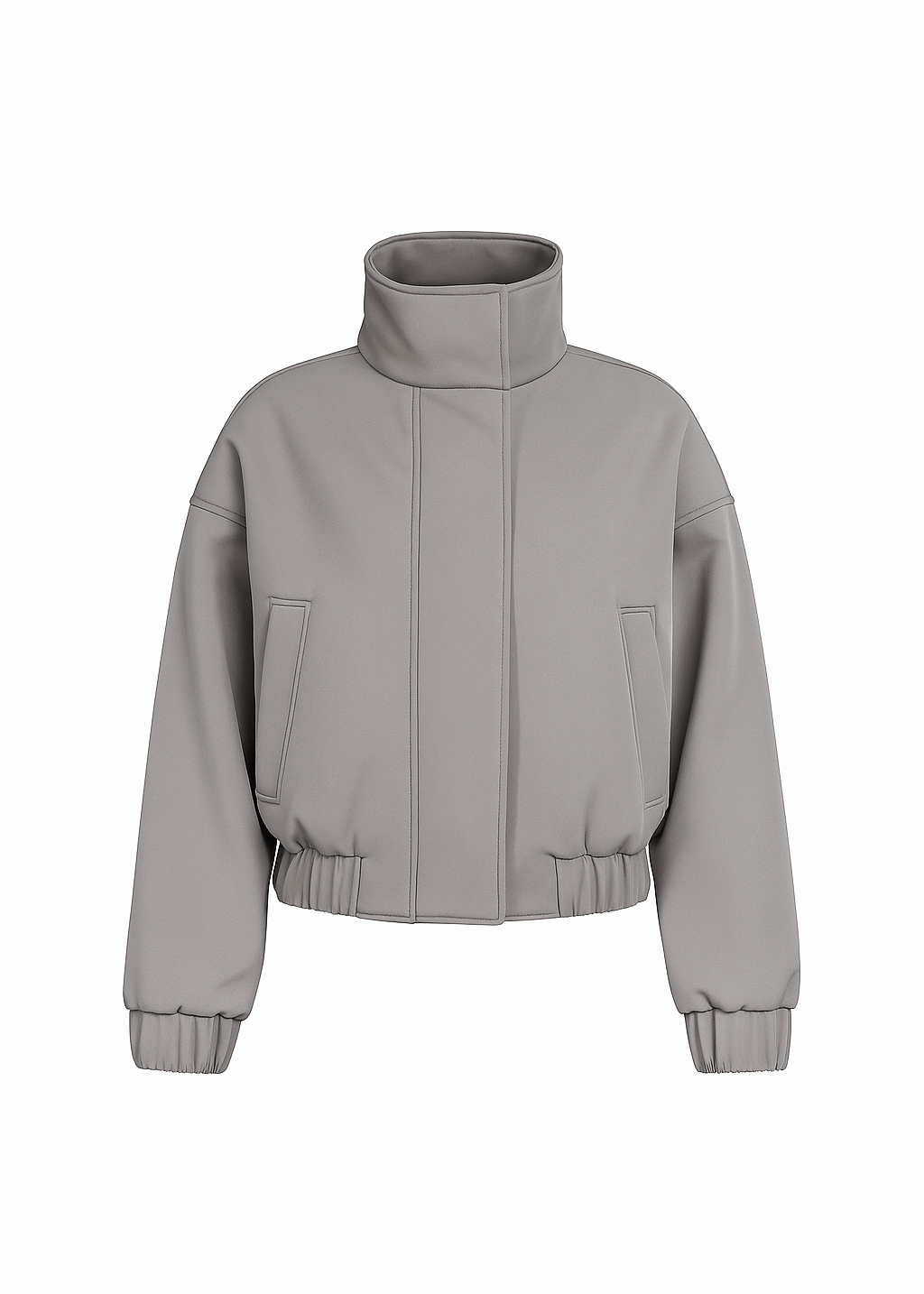 Bomber Arctic High Neck Oversized - Sage Green