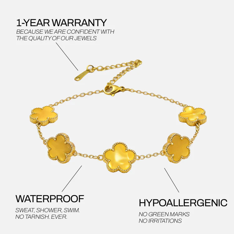 Bracelet Bonheur Jaune