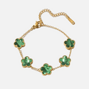 Pulsera de la felicidad verde