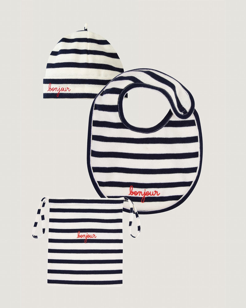 "bonjour" birth pack mariniere bonjour#color_ivory-navy