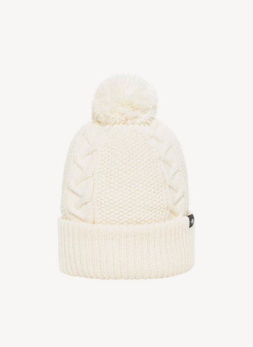 The North Face - Bonnet Cable Minna - Vintage White - Femme