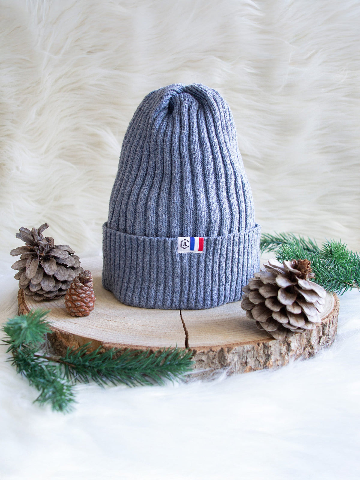 Bonnet Coton Recyclé Bleu Clair - Femme